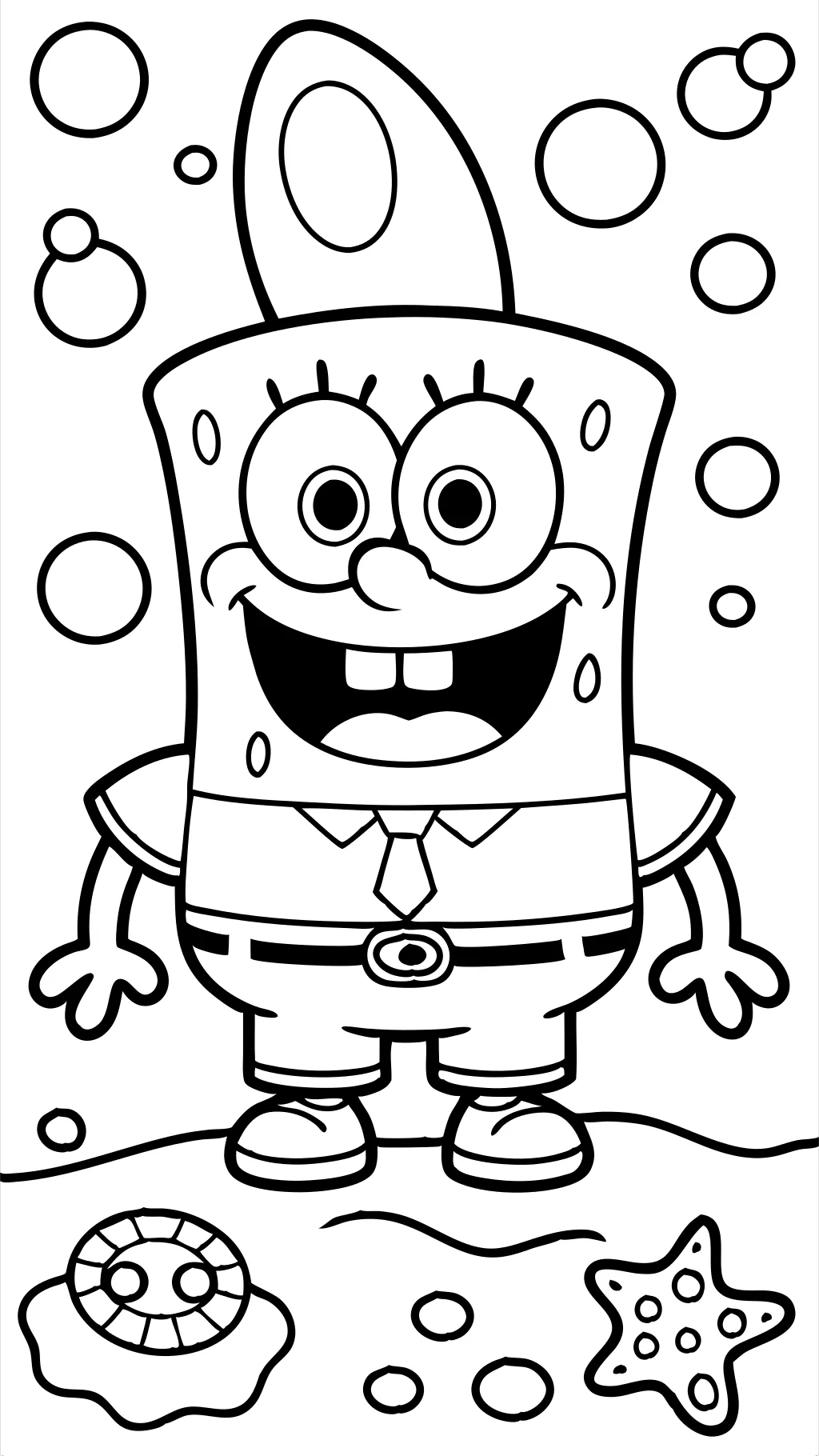 free printable spongebob coloring pages